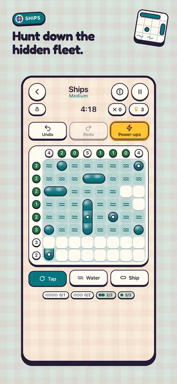 A battleship puzzle (Ships)